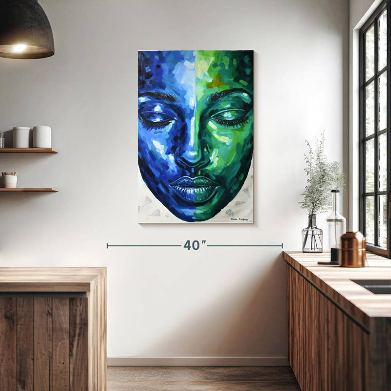 Leisha, l'autre côté II, H 39 po x l 26 po