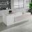 L-Shaped Reception Desk with Lockable Drawers, Computer Desk, and Storage Shelves/Front Desk-503817846-503817847