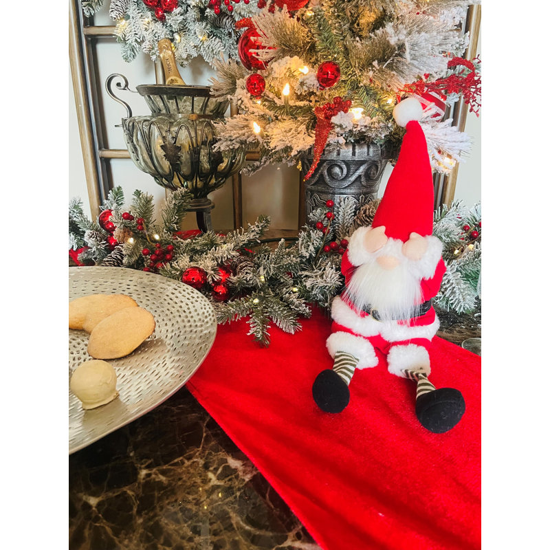 Christmas Santa Claus Stuffed Holiday Accent