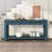 63 Inch Console Table/Sofa Table With Storage Drawers And Bottom Shelf For Entryway And Hallway