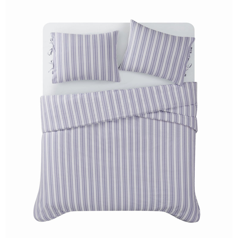 Ensemble de housse de couette The Farmhouse par Rachel Ashwell, Housse de couette pour grand lit et 2 taies décor