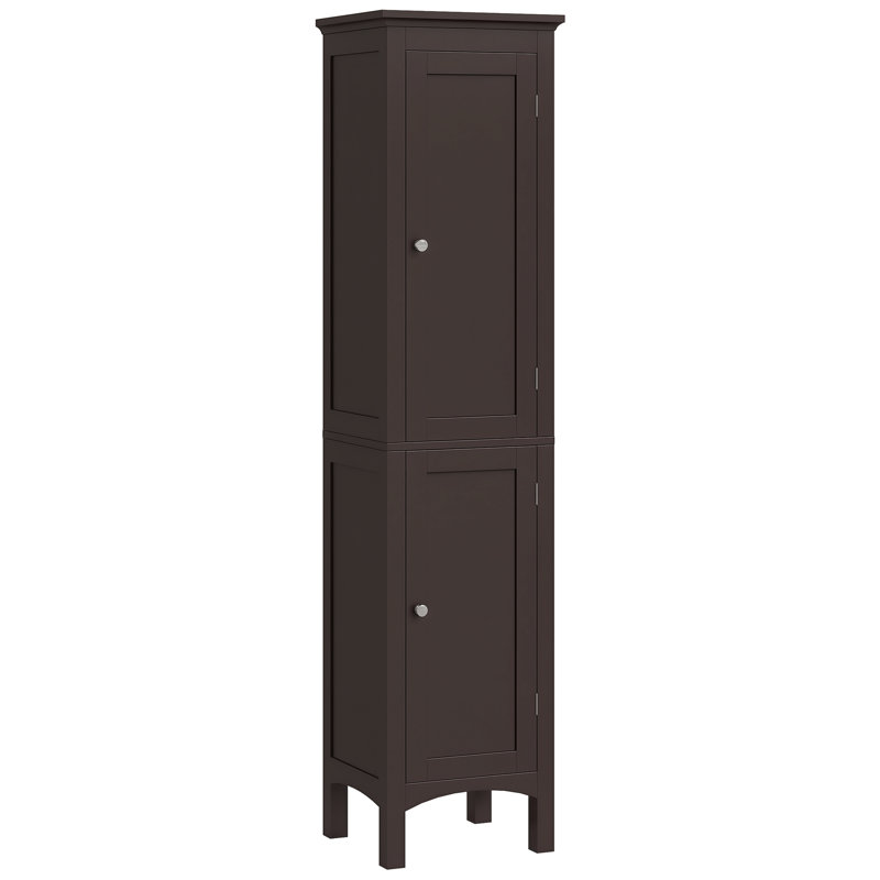 Armoire de salle de bain Betrice, Brun foncé