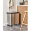 Double Pedal Waste Bin 60 L ECOSORT Metal-949737994