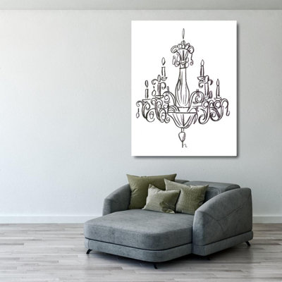 Graphic Chandelier I