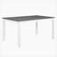 Ensemble de table de salle à manger 6 pièces avec banc, ensemble de table à manger en bois pour 6 personnes, ensemble de table à manger moderne pour 6 personnes pour la salle à manger, cuisine, gris et blanc deux tons