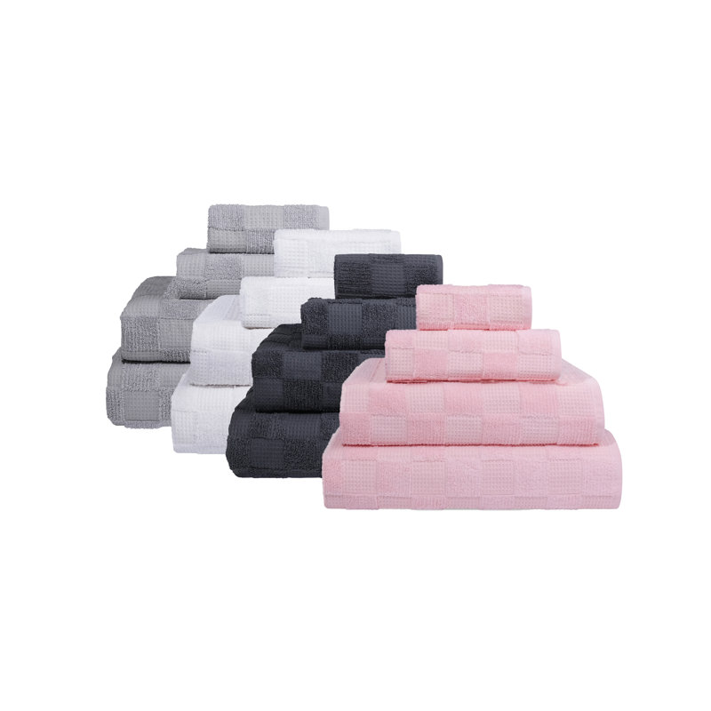 Taylorlynn 16 pcs Turkish Towels Set, White