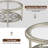 Enzio Glass Top Single Coffee Table-1091795550