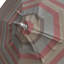 Parasol de patio blanc en aluminium 9 pi-1826997612