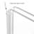 Low Zig Zag Wall Mounted Clear Pet Gate-111333925-111566483