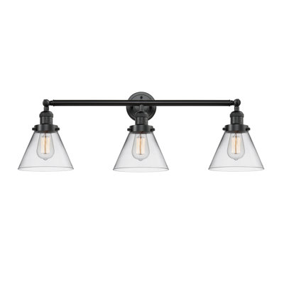Cone 3 Light Bath Vanity Light