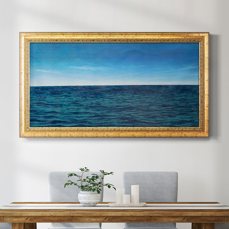 «Open Water II», reproduction d'un seul cadre photo sur toile, H 21 po x l 37 po x P 2,5 po