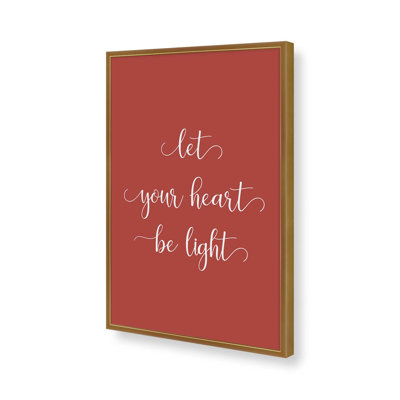 «Let Your Heart Be Light», reproduction d'art