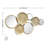 Glam Abstract Wall Decor on Metal