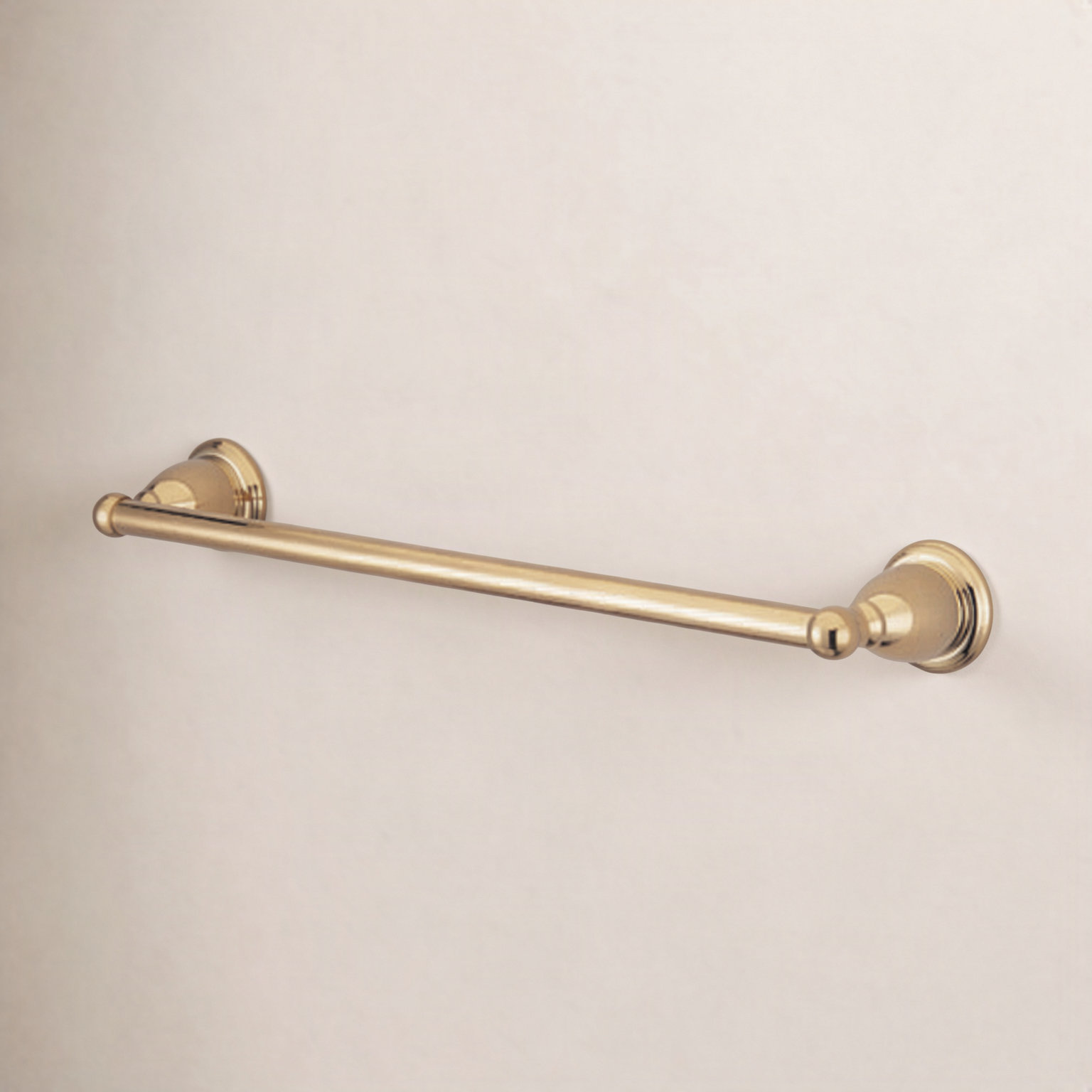 Heritage 24" Towel Bar, Polished Brass