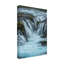 « cascade d’eau bleue », photographie sur toile tendue-1812695090