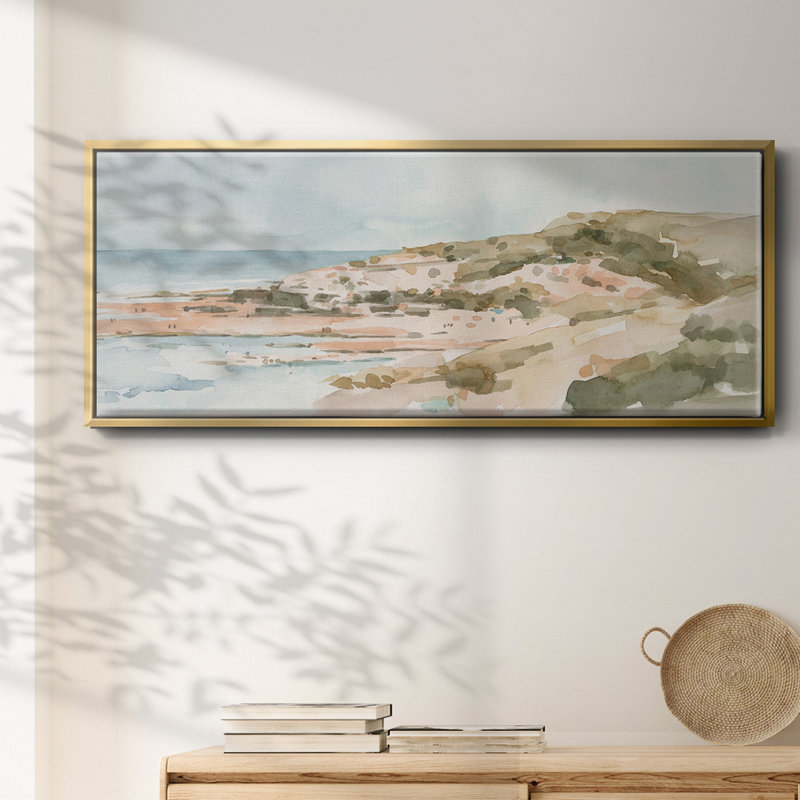 Neutral Seaside II- Framed Canvas