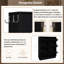 Armoire à chaussures à crémaillère étroite de style crème, 6 tiroirs rabattables, tablette réglable, 3 crochets, conception noire peu encombrante pour rangement élégant-949553903