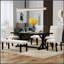 Ensemble de salle à manger 6 pièces avec table rectangulaire de 72 pouces, 4 chaises rembourrées et banc pour une salle à manger élégante et confortable-852497680-852497684