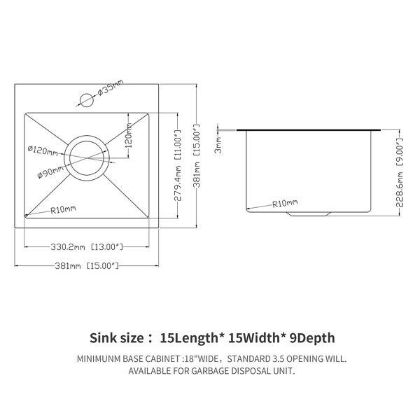 Dimensions du produit