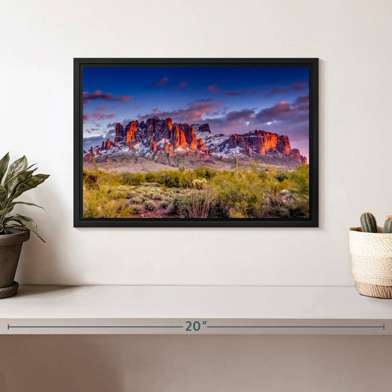 Alvord, Arizona Superstition Mountains, H 9 po x l 13 po