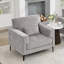 Fauteuil d'appoint surdimensionné avec pieds en métal, fauteuil et demi confortable-178812117-178812126