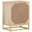 Astryd 40cm W Iron Bedside Table