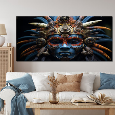 «Christaphor African Tribes Mende Mask II», reproduction sur toile