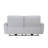 Eastre Gray Chenille Power Motion Sofa W/Usb Port
