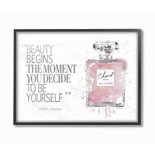 Coco Chanel Perfume Bottle Wall Art