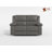 Mervela 64" Transitional Leather Double Reclining Loveseat With Space-Saving Wall-Hugger Design, Top Grain Leather & Pocket Coil Comfort-893113588