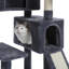 Tour pour arbres à chat à plusieurs niveaux avec poteaux à griffes recouverts de sisal, appartement pour chat confortable, perchoir supérieur rembourré pour les chats d'intérieur-117191790