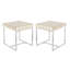 Finley Velvet Stool With Metal Base (pair)-1969075241