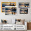 Rasheed matin brouillard au-dessus du lac coucher de soleil II - art mural lac-87372704-87372709