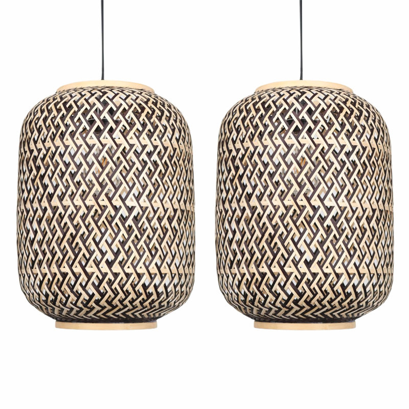 Abigailmarie 40 cm H Bamboo Pendant Shade ( Uno )