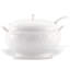 Lenox Opal Innocence Carved Covered Soup Tureen Set with Ladle, 152 oz, White