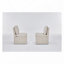 Chaise rembourrée en lin sans accoudoirs-920662615