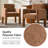 Natalie Modern Upholstered Fully Assemble Dining Chair with Solid Wood Legs-208153216