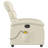 vidaXL Recliner Chair, Adjustable Backrest/ Footrest, Leather-97814333