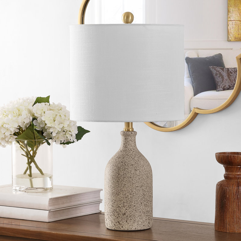 Lampe de table grise 23 po Beatrix