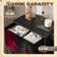 Commode pour chambre à coucher avec 4 tiroirs de rangement rouge et noir avec papillons et commodes Cosmic Art