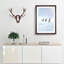 Three Penguins in the Antarctica - Picture Frame Graphic Art Print on MDF-55769468-55769467