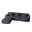 Canapé modulaire en L 113 po-123054132