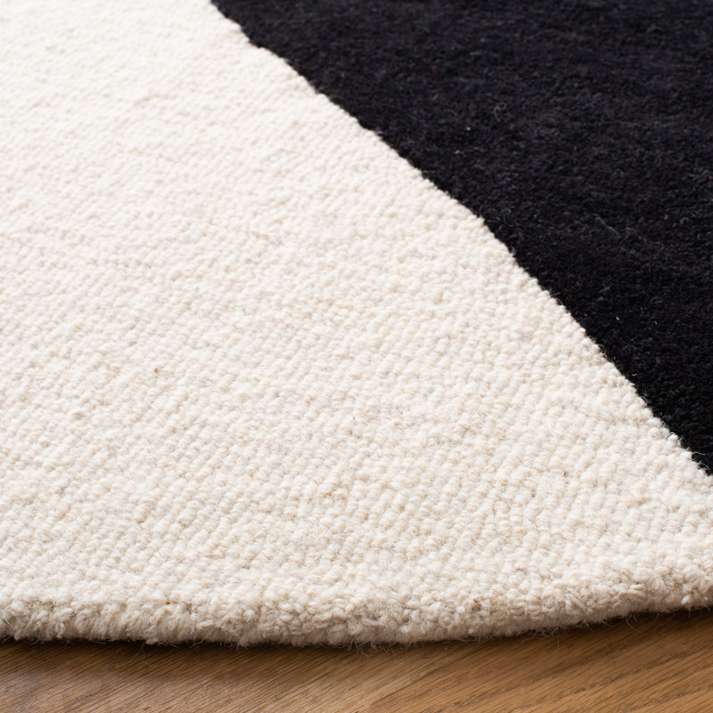 Tapis ivoire / bleu Felipe, Rectangulaire 3 pi x 5 pi