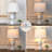 Table Lamps Set Of 2 Washed White