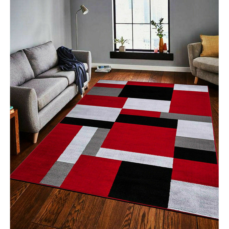 Askim Geometric Indoor / Outdoor Area Rug, Rectangle 80 x 150cm