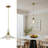 1-Light 12" White Ceramic Petal Pendant Light