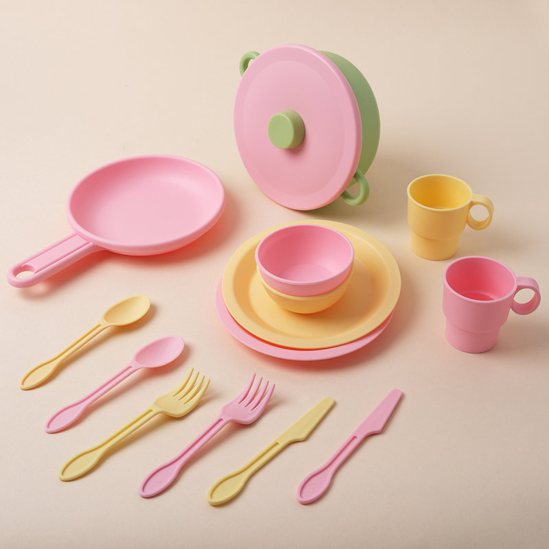 Cookware Dishes/Tea Set, Pastel