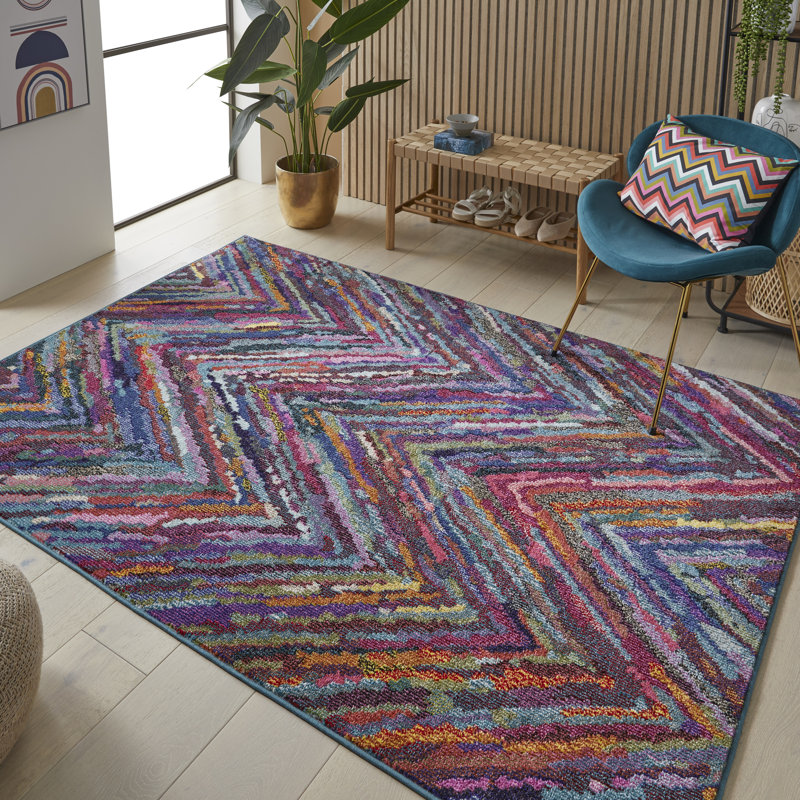 Chevron Area Rug, Rectangle 80 x 150cm