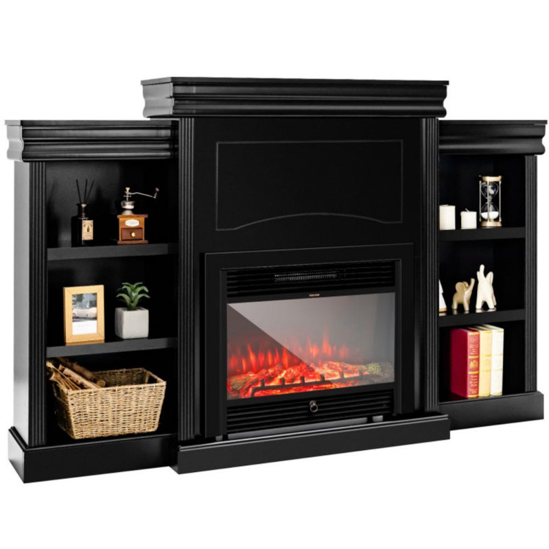 Crédence de rangement l 70 po Bernward, Noir