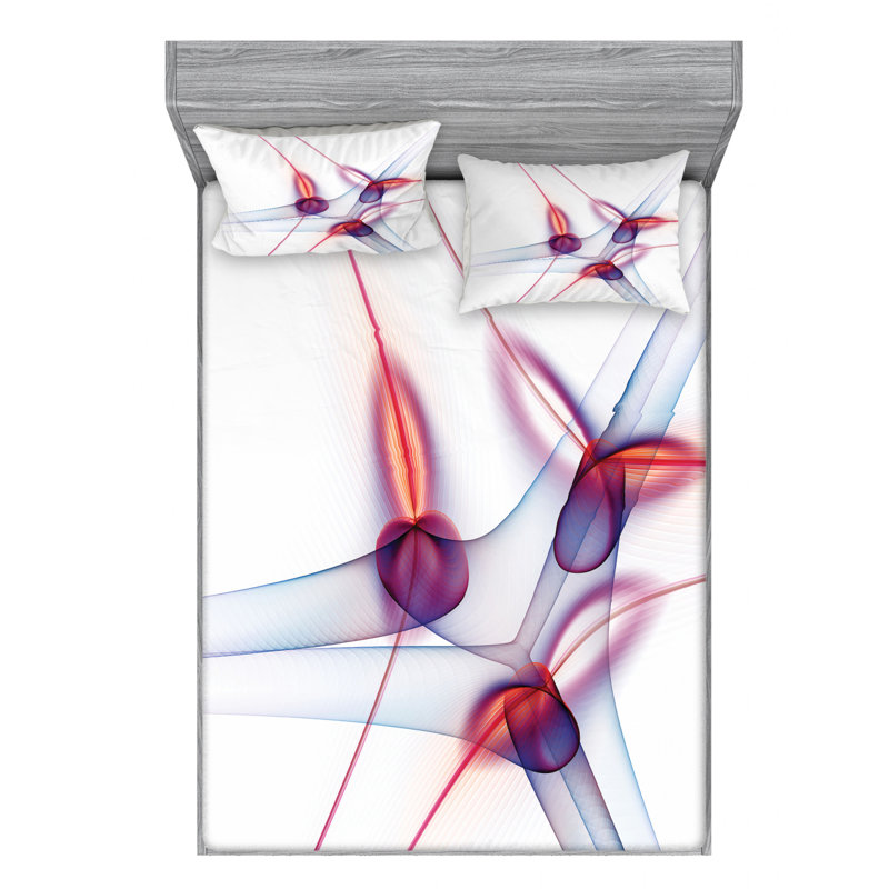 Microfiber Sheet Set, Full Sheet Set with Fitted Sheet